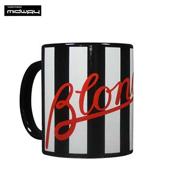 Blondie, koffiebeker, Parallel, Lines, Logo