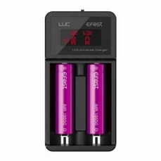 Efest LUC V2 LCD en USB 2 batterijen oplader