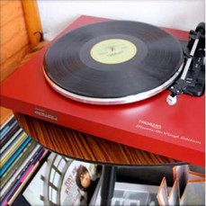 Thorens, Platenspeler, Rood, Music, On, Vinyl, Edition