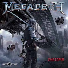 De vinyl album van de metal band Megadeth met de titel Dystopia (Lp)